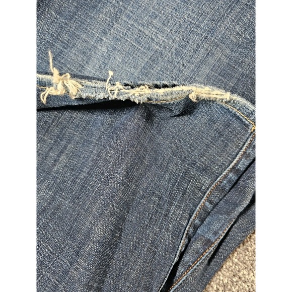 Lucky Brand 40x32 Men's 361 vintage straight Selvedge denim jeans Baggy Blue - Picture 9 of 14